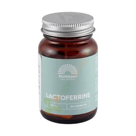 МАТИСЪН ЛАКТОФЕРИН капсули 300 мг 30 броя / MATTISSON HEALTHSTYLE LACTODERRIN