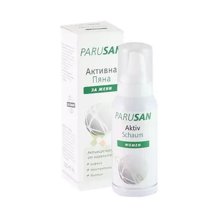 ПАРУСАН АКТИВНА ПЯНА ЗА КОСА ЗА ЖЕНИ 100 мл / PARUSAN ACTIVE HAIR FOAM FOR WOMEN