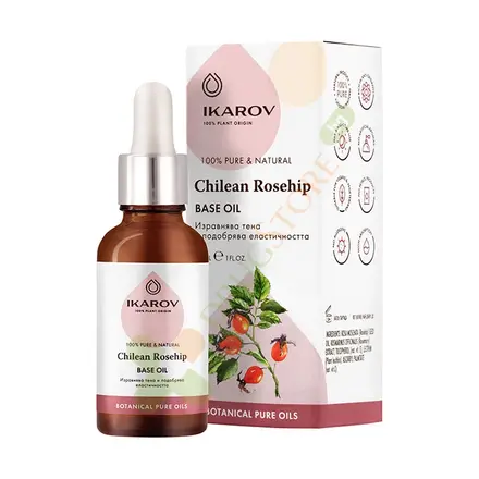 ИКАРОВ МАСЛО ОТ ЧИЛИЙСКА ШИПКА 30 мл / IKAROV CHILEAN ROSEHIP OIL