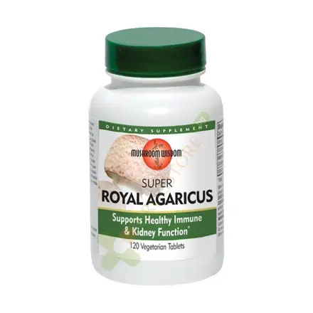 СУПЕР АГАРИКУС таблетки 120 броя / MUSHROOM WISDOM SUPER ROYAL AGARICUS