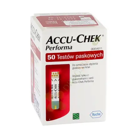 ТЕСТ ЛЕНТИ ЗА АКУ - ЧЕК ПЕРФОРМА 50 броя / F.HOFFMAN-LA ROCHE ACCU-CHEK PERFORMA