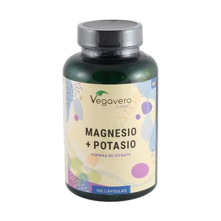 ВЕГАВЕРО МАГНЕЗИЙ + КАЛИЙ капсули 180 броя / VEGAVERO MAGNESIUM + KALIUM