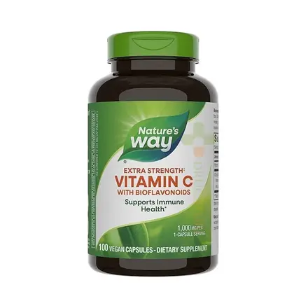 ВИТАМИН С + БИОФЛАВОНОИДИ капсули 1000 мг 100 броя / NATURE'S WAY VITAMIN C WITH BIOFLAVONOIDS