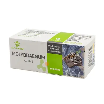 ЕЛИТ-ФАРМ МОЛИБДЕН ДЕТОКС таблетки 80 броя / ELIT-PHARM MOLIBDENUM ACTIVE