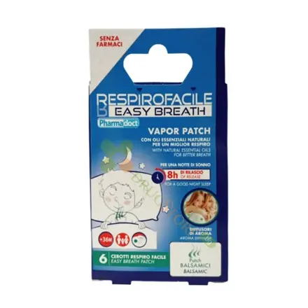 ФАРМАДОКТ ПЛАСТИР ЛЕСНО ДИШАНЕ 6 броя / PHARMADOCT EASY BREATH PATCH