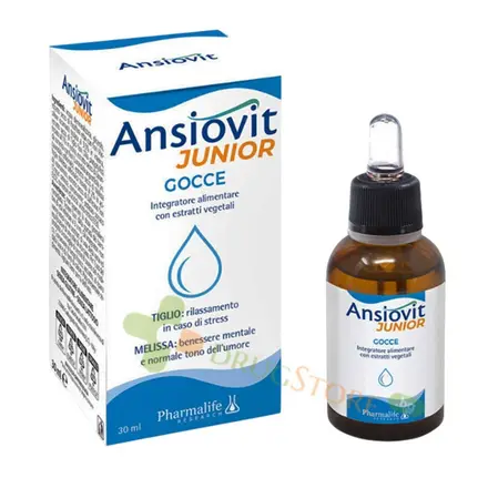 ФАРМАЛАЙФ АНСИОВИТ ДЖУНИЪР капки 30 мл / PHARMALIFE ANSIOVIT JUNIOR drops