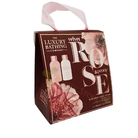 ГРЕЙС КОЛ ПОДАРЪЧЕН КОМПЛЕКТ КАДИФЕНА РОЗА И БОЖУР / GRACE COLE GIFT SET VELVET ROSE & PEONY
