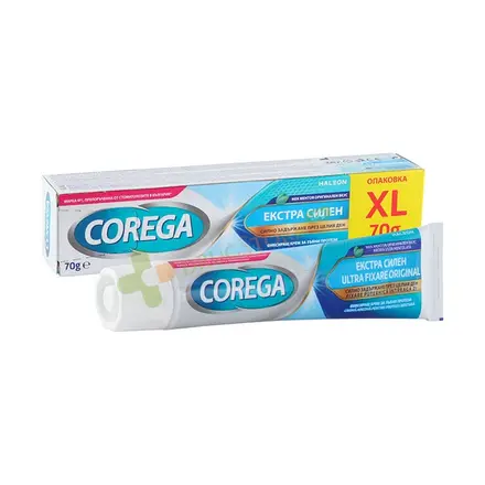 КОРЕГА ФИКСИРАЩ КРЕМ ЗА ЗЪБНИ ПРОТЕЗИ ЕКСТРА СИЛЕН 70 г / COREGA EXTRA STRONG FIXING CREAM