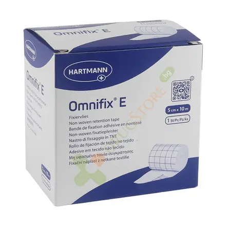ХАРТМАН ХИПОАЛЕРГИЧНА САМОЗАЛЕПВАЩА ЛЕНТА ОМНИФИКС E 5 см х 10 м 1 брой / HARTMANN OMNIFIX E