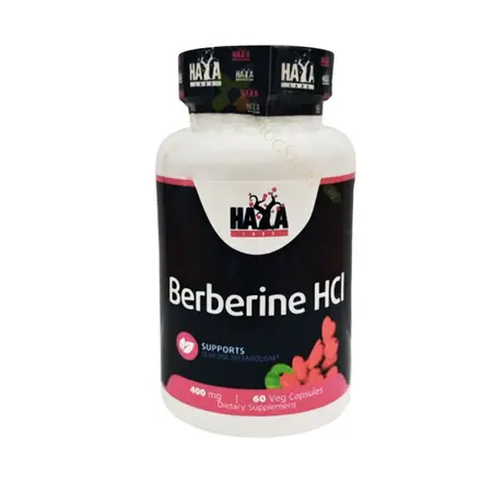 ХАЯ ЛАБС БЕРБЕРИН HCL капсули 400 мг 60 броя / HAYA LABS BERBERINE HCL