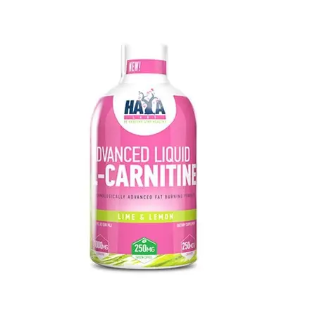 ХАЯ ЛАБС ТЕЧЕН L-КАРНИТИН С ВКУС НА ЛИМОН / ЛАЙМ 500 мл. / HAYA LABS ADVANCED LIQUID L - CARNITINE WITH LIME & LEMON