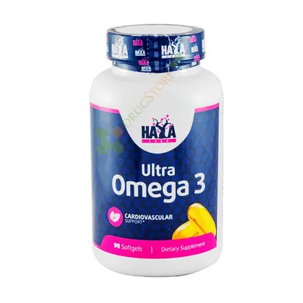 ХАЯ ЛАБС УЛТРА ОМЕГА 3 дражета 90 броя / HAYA LABS ULTRA OMEGA 3