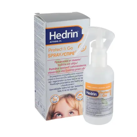 ХЕДРИН ПРОТЕКТ & ГОУ ПРОТИВ ВЪШКИ И ГНИДИ спрей 100 мл / CEUMED HEDRIN PROTECT & GO spray