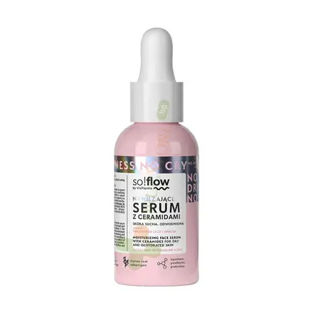 ХИДРАТИРАЩ СЕРУМ С КЕРАМИДИ 30 мл / SO! FLOW MOISTURIZING SERUM WITH CERAMIDES