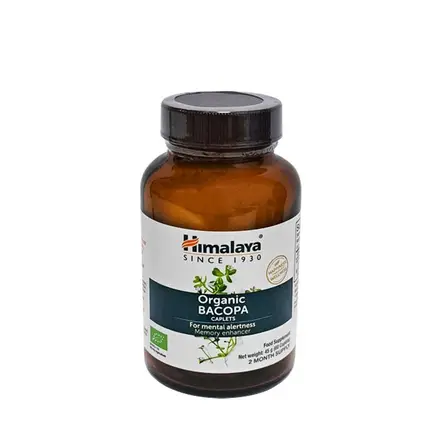 ХИМАЛАЯ ОРГАНИК БАКОПА (БРАХМИ) таблетки 60 броя / HIMALAYA DRUG ORGANIC BACOPA