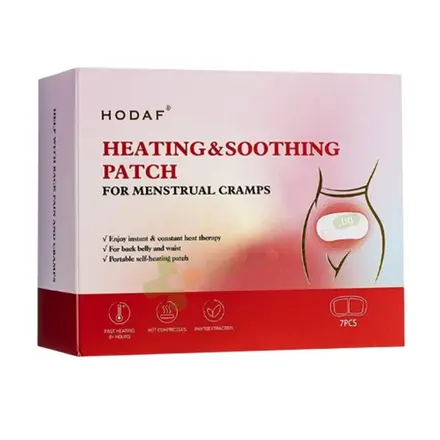 ХОДАФ ЗАТОПЛЯЩИ ПЛАСТИРИ ПРИ МЕНСТРУАЛНИ БОЛКИ 7 броя / HODAF HEATHING & SOOTHING PATCH FOR MENSTRUAL CRAMPS