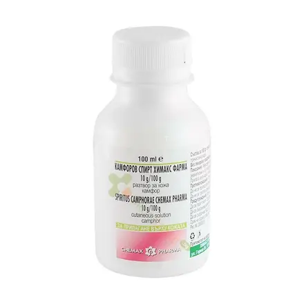 КАМФОРОВ СПИРТ 10% 100 мл / HYMAX CAMPHOR SPIRTUS 10%