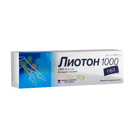 ЛИОТОН 1000 гел 100 г / BERLIN CHEMIE LIOTON 1000 GEL