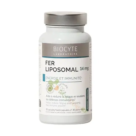 ЛИПОЗОМНО ЖЕЛЯЗО капсули 30 броя / BIOCYTE LIPOSOMAL IRON