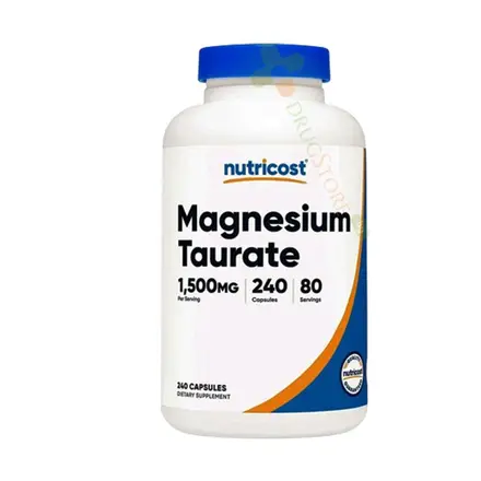 МАГНЕЗИЙ (ТАУРАТ) капсули 240 броя / NUTRICOST MAGNESIUM TAURATE
