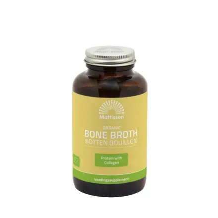 МАТИСЪН ТЕЛЕШКИ КОСТЕН БУЛЬОН капсули 180 броя / MATTISSON HEALTHSTYLE BEEF BONE BROTH