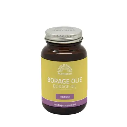 МАТИСЪН МАСЛО ОТ ПОРЕЧ + ВИТАМИН E капсули 60 броя / MATTISSON HEALTHSTYLE BORAGE OIL + VITAMIN E