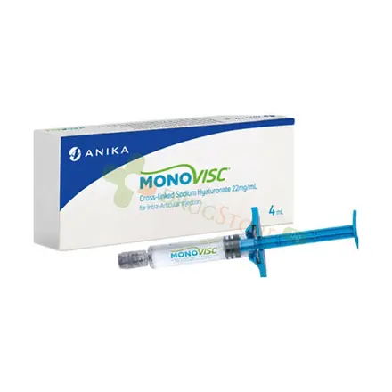 МОНОВИСК инжекционен разтвор на натриев хиалуронат 4 мл / ANIKA MONOVISC CROSS-LINKED SODIUM HUALURONATE 4 ml