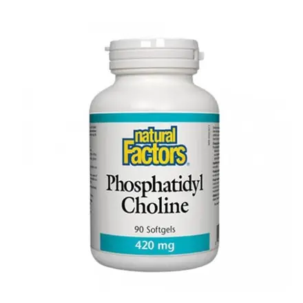 НАТУРАЛ ФАКТОРС ФОСФАТИДИЛХОЛИН капсули 420 мг 90 броя / NATURAL FACTORS PHOSPHATIDYL CHOLINE