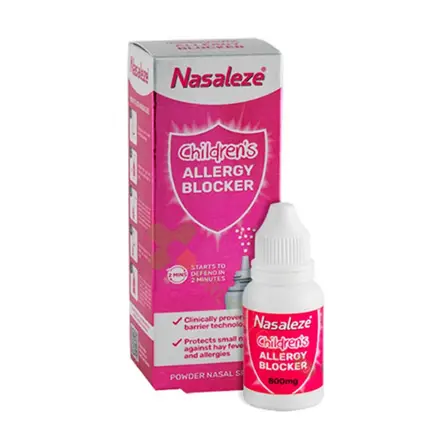 НАЗАЛЕЗЕ АЛЕРДЖИ БЛОКЕР спрей за нос ЗА ДЕЦА 800 мг / NAZALEZE ALLERGY BLOCKER CHILDREN'S powder spary