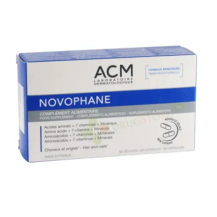 НОВОФАН ПРОТИВ КОСОПАД капсули 60 броя / ACM LABORATOIRE DERM NOVOPHAN HAIR LOSS