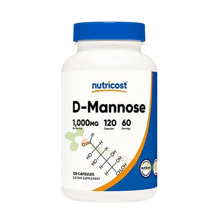 D-МАНОЗА капсули 120 броя / NUTRICOST D-MANNOSE