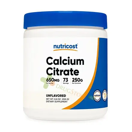 КАЛЦИЙ ЦИТРАТ прах 250 г / NUTRICOST CALCIUM CITRATE powder