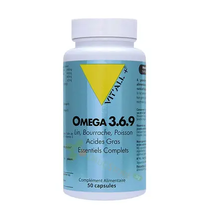 ОМЕГА 3-6-9 капсули 50 броя / VIT`ALL+ OMEGA 3-6-9