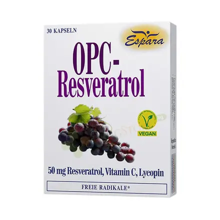 ОПЦ РЕСВЕРАТРОЛ капсули 30 броя / ЕСПАРА OPC RESVERATROL