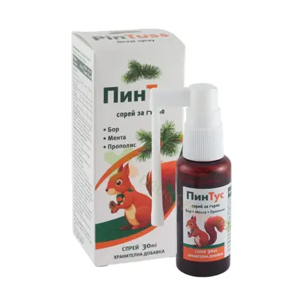 ПИНТУС спрей за гърло 30 мл / PINTUSS spray
