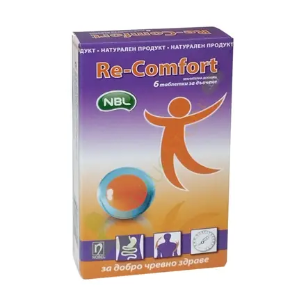 РЕ-КОМФОРТ таблетки за дъвчене 6 броя / NOBEL RE - COMFORT