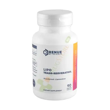 ТРАНС РЕСВЕРАТРОЛ (липозомен) капсули 90 броя / RENUE BY SCIENCE LIPO TRANS-RESVERATROL