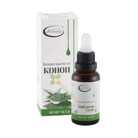 РИВАНА МАСЛО ОТ КОНОПЕНО СЕМЕ 30 мл / RIVANA HEMP SEED OIL