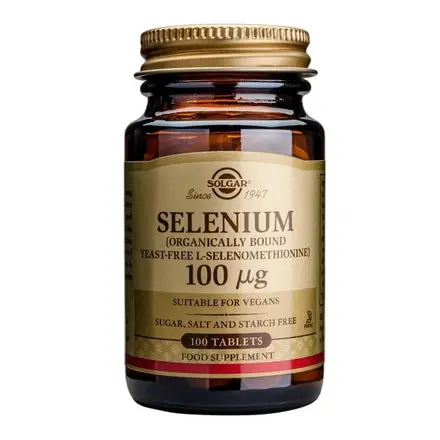 СОЛГАР СЕЛЕН таблетки 100 мкг 100 броя / SOLGAR SELENIUM
