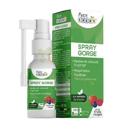 СПРЕЙ ЗА ГЪРЛО ЗА ДЕЦА 20 мл / LES TROIS CHENES PETIT CHENE TROAT SPRAY FOR KIDS
