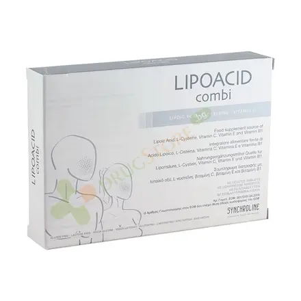 СИНХРОЛАЙН ЛИПОАЦИД КОМБИ таблетки 60 броя / SYNCHROLINE LIPOACID COMBI