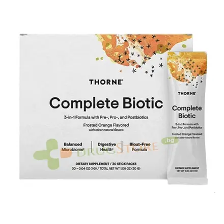ТОРН КЪМПЛИЙТ БИОТИК 3 В 1 саше 30 БРОЯ / THORNE COMPLETE BIOTIC sachets