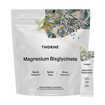 ТОРН МАГНЕЗИЙ саше 30 броя / THORNE MAGNESIUM BISGLYCINATE sachet