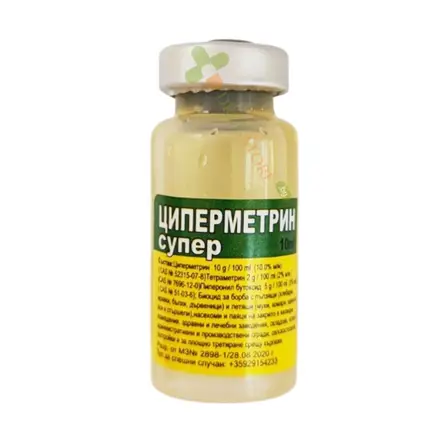 ЦИПЕРМЕТРИН СУПЕР флакон 10 мл / FARMA VET CYPERMETRIN SUPER bottle