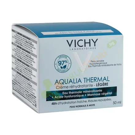 ВИШИ AQUALIA THERMAL LIGHT ХИДРАТИРАЩ КРЕМ ЗА НОРМАЛНА КОЖА 50 мл / VICHY AQUALIA THERMAL LIGHT CREAM FOR NORMAL SKIN