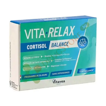 ВИТА РЕЛАКС КОРТИЗОЛ БАЛАНС капсули 30 броя / VITAVEA VITA RELAX CORTISOL BALANCE