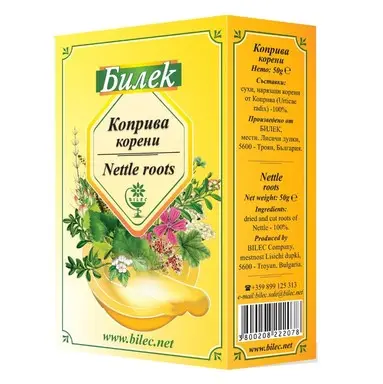 Чай корен от коприва 50гр - пакет Билек