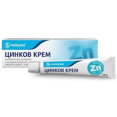 ЦИНКОВ КРЕМ 10% – 18g СФ