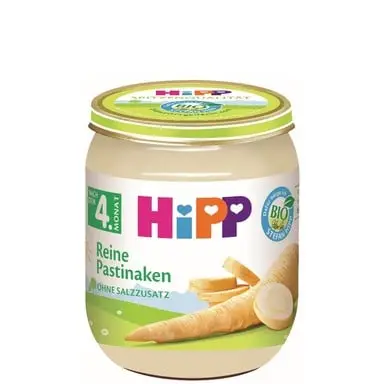 HIPP БИО ПЮРЕ ЧИСТ ПАЩЪРНАК 125ГР