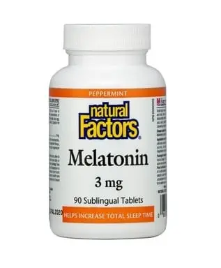 МЕЛАТОНИН ТАБЛ. 3МГ Х 90 NATURAL FACTORS